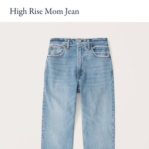 Abercrombie & Fitch High Rise Mom Jean
